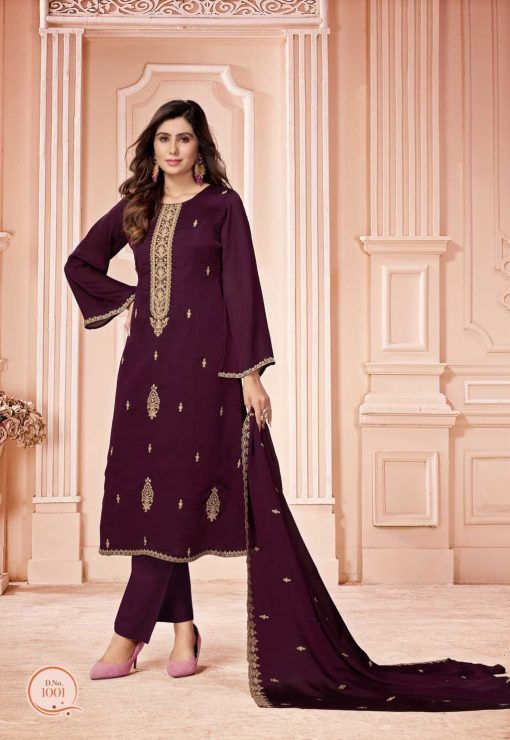 Qasr Pearl Georgette Salwar Suit Catalog 8 Pcs 4 510x740 - Qasr Pearl Georgette Salwar Suit Catalog 8 Pcs