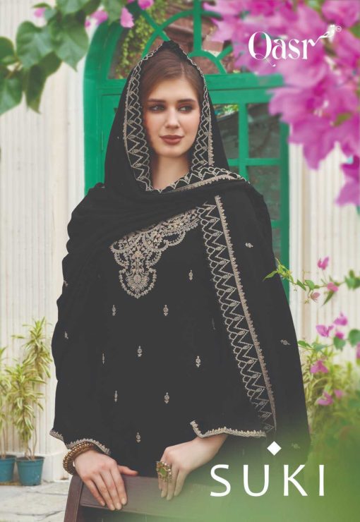 Qasr Suki Muslin Salwar Suit Catalog 8 Pcs 1 510x740 - Qasr Suki Muslin Salwar Suit Catalog 8 Pcs