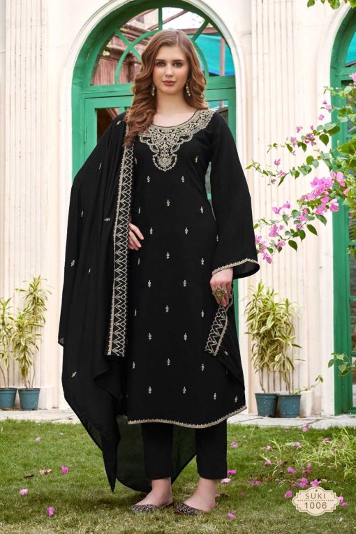 Qasr Suki Muslin Salwar Suit Catalog 8 Pcs 3 510x765 - Qasr Suki Muslin Salwar Suit Catalog 8 Pcs