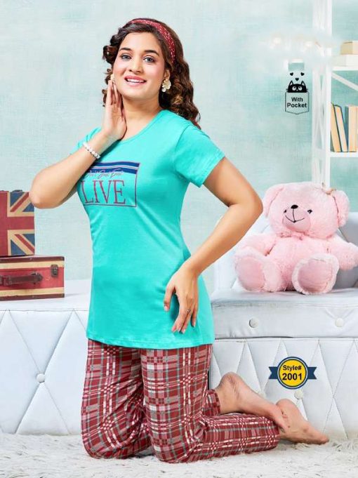 SF Premium Night Wear Vol 77 Cotton Catalog 6 Pcs 3 510x681 - SF Premium Night Wear Vol 77 Cotton Catalog 6 Pcs