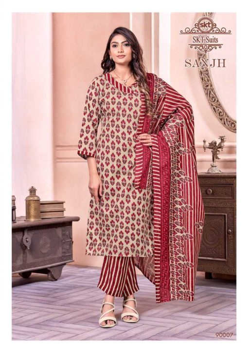 SKT Sanjh Cotton Salwar Suit Catalog 12 Pcs 6 1 510x724 - SKT Sanjh Cotton Salwar Suit Catalog 12 Pcs