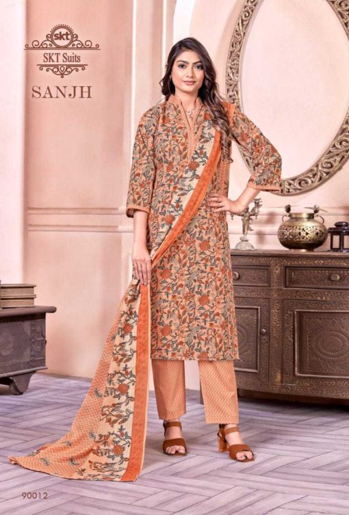 SKT Sanjh Cotton Salwar Suit Catalog 12 Pcs 8 1 510x753 - SKT Sanjh Cotton Salwar Suit Catalog 12 Pcs