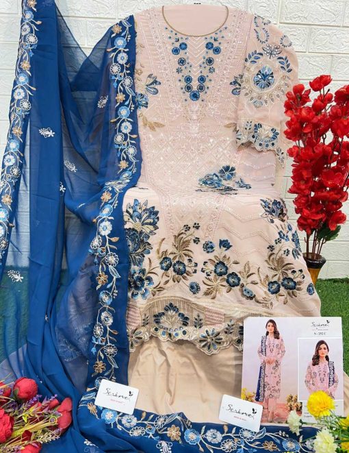 Serene S 252 A D Georgette Salwar Suit Catalog 4 Pcs 12 510x661 - Serene S 252 A-D Georgette Salwar Suit Catalog 4 Pcs