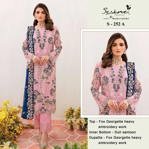 Serene S 252 A D Georgette Salwar Suit Catalog 4 Pcs 4 510x510 - Serene S 252 A-D Georgette Salwar Suit Catalog 4 Pcs