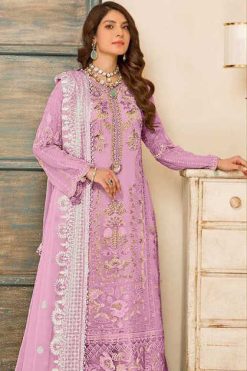 Serene S 261 A-D Organza Salwar Suit Catalog 4 Pcs