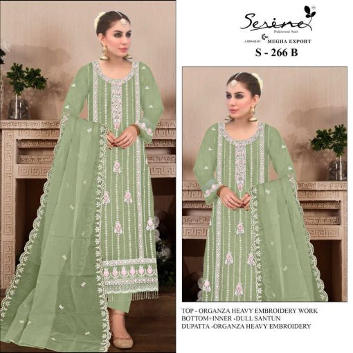 Serene S 266 A D Organza Salwar Suit Catalog 4 Pcs 2 510x510 - Serene S 266 A-D Organza Salwar Suit Catalog 4 Pcs