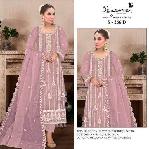 Serene S 266 A D Organza Salwar Suit Catalog 4 Pcs 4 510x510 - Serene S 266 A-D Organza Salwar Suit Catalog 4 Pcs