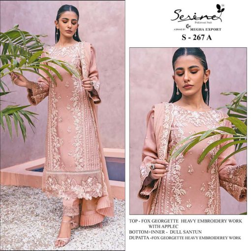 Serene S 267 A D Georgette Salwar Suit Catalog 4 Pcs 1 510x510 - Serene S 267 A-D Georgette Salwar Suit Catalog 4 Pcs