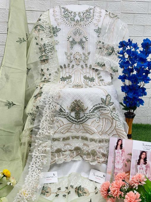 Serene S 270 A D Organza Salwar Suit Catalog 4 Pcs 14 510x680 - Serene S 270 A-D Organza Salwar Suit Catalog 4 Pcs