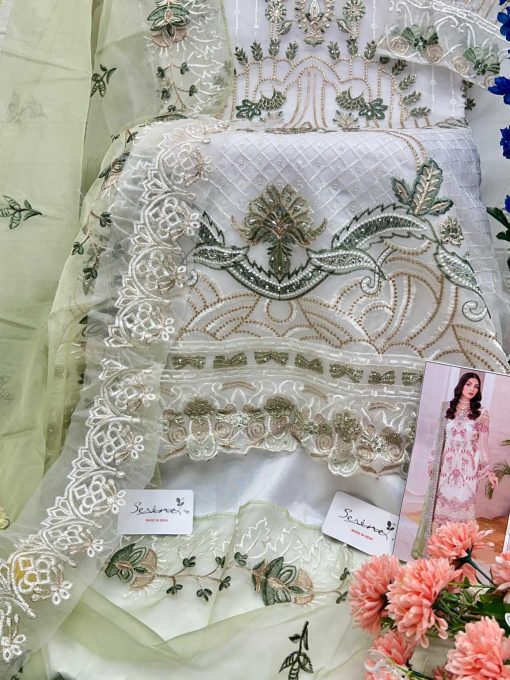 Serene S 270 A D Organza Salwar Suit Catalog 4 Pcs 15 510x680 - Serene S 270 A-D Organza Salwar Suit Catalog 4 Pcs