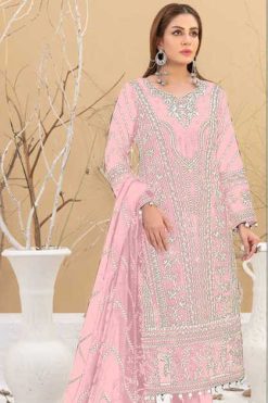 Serene S 271 A-D Organza Salwar Suit Catalog 4 Pcs