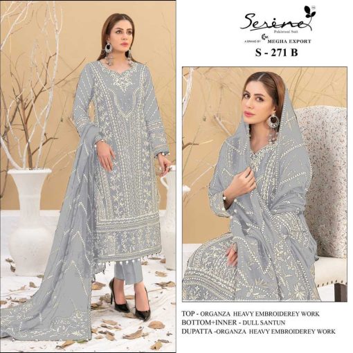 Serene S 271 A D Organza Salwar Suit Catalog 4 Pcs 3 510x510 - Serene S 271 A-D Organza Salwar Suit Catalog 4 Pcs