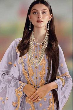 Serene S 272 A-D Organza Salwar Suit Catalog 4 Pcs