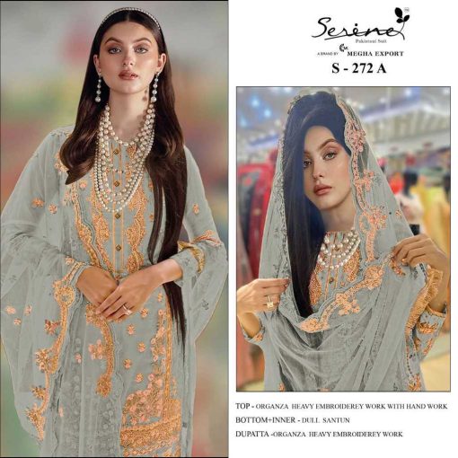 Serene S 272 A D Organza Salwar Suit Catalog 4 Pcs 3 510x510 - Serene S 272 A-D Organza Salwar Suit Catalog 4 Pcs