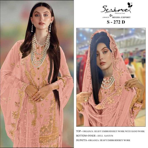 Serene S 272 A D Organza Salwar Suit Catalog 4 Pcs 4 510x510 - Serene S 272 A-D Organza Salwar Suit Catalog 4 Pcs