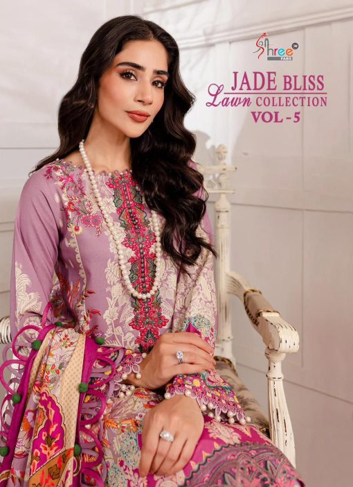 Shree Fabs Jade Bliss Lawn Collection Vol 5 Cotton Chiffon Salwar Suit Catalog 8 Pcs 1 510x702 - Shree Fabs Jade Bliss Lawn Collection Vol 5 Cotton Chiffon Salwar Suit Catalog 8 Pcs