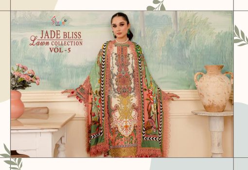 Shree Fabs Jade Bliss Lawn Collection Vol 5 Cotton Chiffon Salwar Suit Catalog 8 Pcs 13 510x351 - Shree Fabs Jade Bliss Lawn Collection Vol 5 Cotton Chiffon Salwar Suit Catalog 8 Pcs