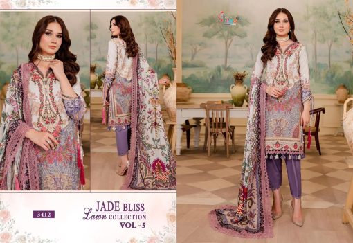 Shree Fabs Jade Bliss Lawn Collection Vol 5 Cotton Chiffon Salwar Suit Catalog 8 Pcs 16 510x351 - Shree Fabs Jade Bliss Lawn Collection Vol 5 Cotton Chiffon Salwar Suit Catalog 8 Pcs