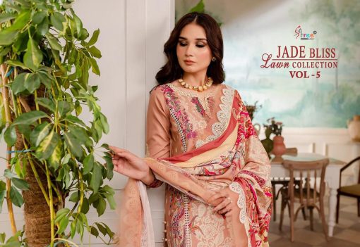 Shree Fabs Jade Bliss Lawn Collection Vol 5 Cotton Chiffon Salwar Suit Catalog 8 Pcs 2 510x351 - Shree Fabs Jade Bliss Lawn Collection Vol 5 Cotton Chiffon Salwar Suit Catalog 8 Pcs