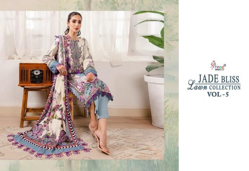 Shree Fabs Jade Bliss Lawn Collection Vol 5 Cotton Chiffon Salwar Suit Catalog 8 Pcs 6 510x351 - Shree Fabs Jade Bliss Lawn Collection Vol 5 Cotton Chiffon Salwar Suit Catalog 8 Pcs