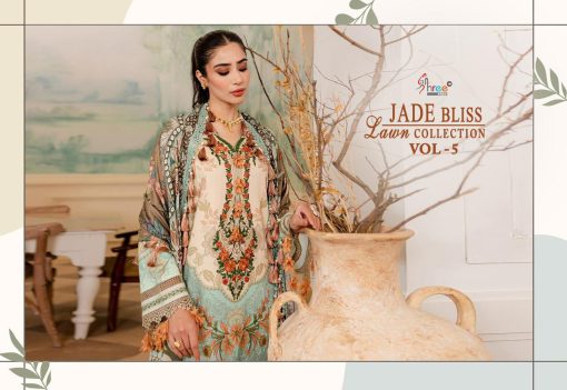 Shree Fabs Jade Bliss Lawn Collection Vol 5 Cotton Chiffon Salwar Suit Catalog 8 Pcs 8 510x351 - Shree Fabs Jade Bliss Lawn Collection Vol 5 Cotton Chiffon Salwar Suit Catalog 8 Pcs