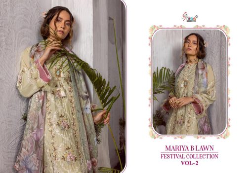 Shree Fabs Mariya B Lawn Festival Collection Vol 2 Chiffon Cotton Salwar Suit Catalog 6 Pcs 2 510x351 - Shree Fabs Mariya B Lawn Festival Collection Vol 2 Chiffon Cotton Salwar Suit Catalog 6 Pcs