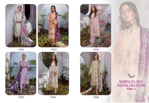 Shree Fabs Mariya B Lawn Festival Collection Vol 2 Chiffon Cotton Salwar Suit Catalog 6 Pcs 20 510x351 - Shree Fabs Mariya B Lawn Festival Collection Vol 2 Chiffon Cotton Salwar Suit Catalog 6 Pcs