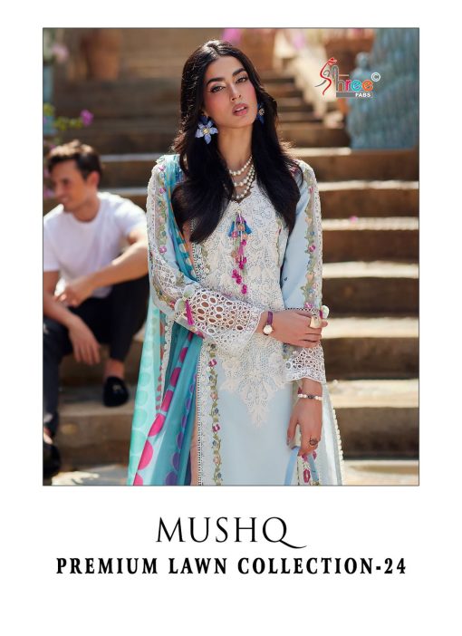 Shree Fabs Mushq Premium Lawn Collection Vol 24 Chiffon Cotton Salwar Suit Catalog 6 Pcs 1 510x702 - Shree Fabs Mushq Premium Lawn Collection Vol 24 Chiffon Cotton Salwar Suit Catalog 6 Pcs