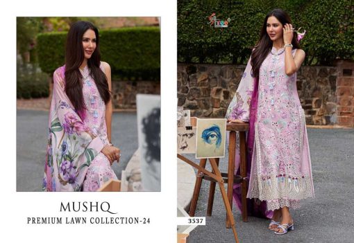 Shree Fabs Mushq Premium Lawn Collection Vol 24 Chiffon Cotton Salwar Suit Catalog 6 Pcs 10 510x351 - Shree Fabs Mushq Premium Lawn Collection Vol 24 Chiffon Cotton Salwar Suit Catalog 6 Pcs