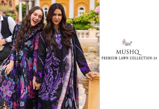 Shree Fabs Mushq Premium Lawn Collection Vol 24 Chiffon Cotton Salwar Suit Catalog 6 Pcs 13 510x351 - Shree Fabs Mushq Premium Lawn Collection Vol 24 Chiffon Cotton Salwar Suit Catalog 6 Pcs