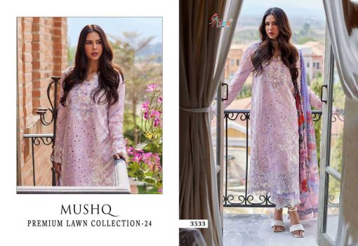 Shree Fabs Mushq Premium Lawn Collection Vol 24 Chiffon Cotton Salwar Suit Catalog 6 Pcs 3 510x351 - Shree Fabs Mushq Premium Lawn Collection Vol 24 Chiffon Cotton Salwar Suit Catalog 6 Pcs