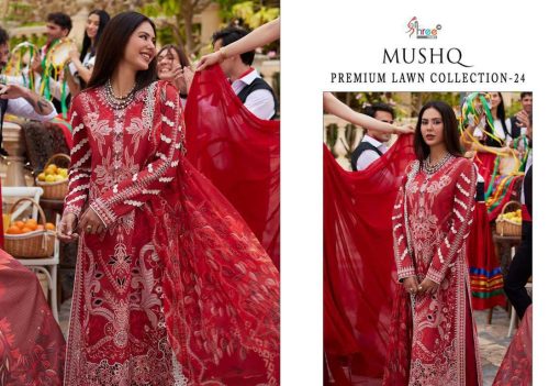 Shree Fabs Mushq Premium Lawn Collection Vol 24 Chiffon Cotton Salwar Suit Catalog 6 Pcs 6 510x351 - Shree Fabs Mushq Premium Lawn Collection Vol 24 Chiffon Cotton Salwar Suit Catalog 6 Pcs