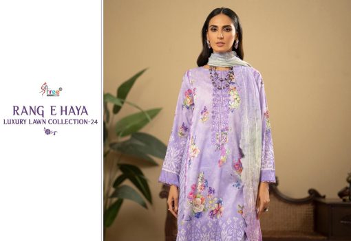 Shree Fabs Rang E Haya Luxury Lawn Collection Vol 24 Chiffon Cotton Salwar Suit Catalog 6 Pcs 10 510x351 - Shree Fabs Rang E Haya Luxury Lawn Collection Vol 24 Chiffon Cotton Salwar Suit Catalog 6 Pcs