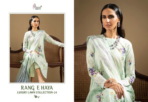 Shree Fabs Rang E Haya Luxury Lawn Collection Vol 24 Chiffon Cotton Salwar Suit Catalog 6 Pcs 6 510x351 - Shree Fabs Rang E Haya Luxury Lawn Collection Vol 24 Chiffon Cotton Salwar Suit Catalog 6 Pcs