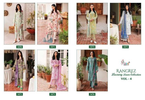 Shree Fabs Rangrez Luxury Lawn Collection Vol 4 Chiffon Cotton Salwar Suit Catalog 7 Pcs 16 510x351 - Shree Fabs Rangrez Luxury Lawn Collection Vol 4 Chiffon Cotton Salwar Suit Catalog 7 Pcs