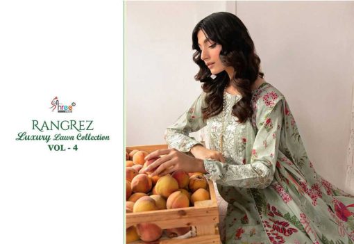 Shree Fabs Rangrez Luxury Lawn Collection Vol 4 Chiffon Cotton Salwar Suit Catalog 7 Pcs 3 510x351 - Shree Fabs Rangrez Luxury Lawn Collection Vol 4 Chiffon Cotton Salwar Suit Catalog 7 Pcs