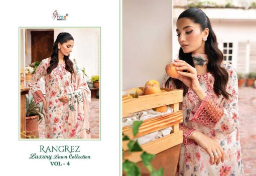 Shree Fabs Rangrez Luxury Lawn Collection Vol 4 Chiffon Cotton Salwar Suit Catalog 7 Pcs 5 510x351 - Shree Fabs Rangrez Luxury Lawn Collection Vol 4 Chiffon Cotton Salwar Suit Catalog 7 Pcs