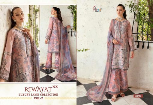 Shree Fabs Riwayat Luxury Lawn Collection Vol 2 NX Chiffon Cotton Salwar Suit Catalog 5 Pcs 3 510x351 - Shree Fabs Riwayat Luxury Lawn Collection Vol 2 NX Chiffon Cotton Salwar Suit Catalog 5 Pcs