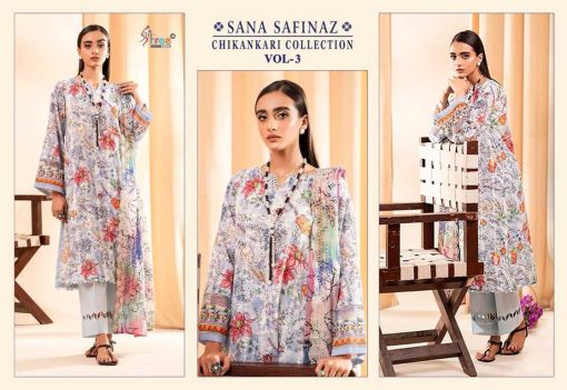 Shree Fabs Sana Safinaz Chikankari Collection Vol 3 Chiffon Cotton Salwar Suit Catalog 5 Pcs 2 510x351 - Shree Fabs Sana Safinaz Chikankari Collection Vol 3 Chiffon Cotton Salwar Suit Catalog 5 Pcs