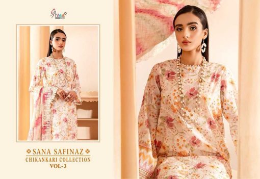 Shree Fabs Sana Safinaz Chikankari Collection Vol 3 Chiffon Cotton Salwar Suit Catalog 5 Pcs 4 510x351 - Shree Fabs Sana Safinaz Chikankari Collection Vol 3 Chiffon Cotton Salwar Suit Catalog 5 Pcs