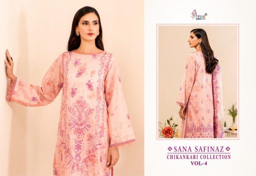 Shree Fabs Sana Safinaz Chikankari Collection Vol 4 Chiffon Cotton Salwar Suit Catalog 6 Pcs 1 510x351 - Shree Fabs Sana Safinaz Chikankari Collection Vol 4 Chiffon Cotton Salwar Suit Catalog 6 Pcs