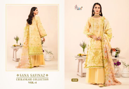 Shree Fabs Sana Safinaz Chikankari Collection Vol 4 Chiffon Cotton Salwar Suit Catalog 6 Pcs 8 510x351 - Shree Fabs Sana Safinaz Chikankari Collection Vol 4 Chiffon Cotton Salwar Suit Catalog 6 Pcs