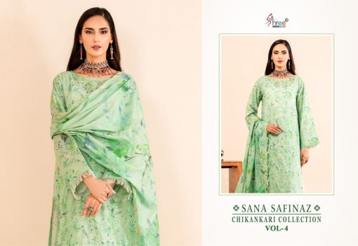 Shree Fabs Sana Safinaz Chikankari Collection Vol 4 Chiffon Cotton Salwar Suit Catalog 6 Pcs 9 510x351 - Shree Fabs Sana Safinaz Chikankari Collection Vol 4 Chiffon Cotton Salwar Suit Catalog 6 Pcs