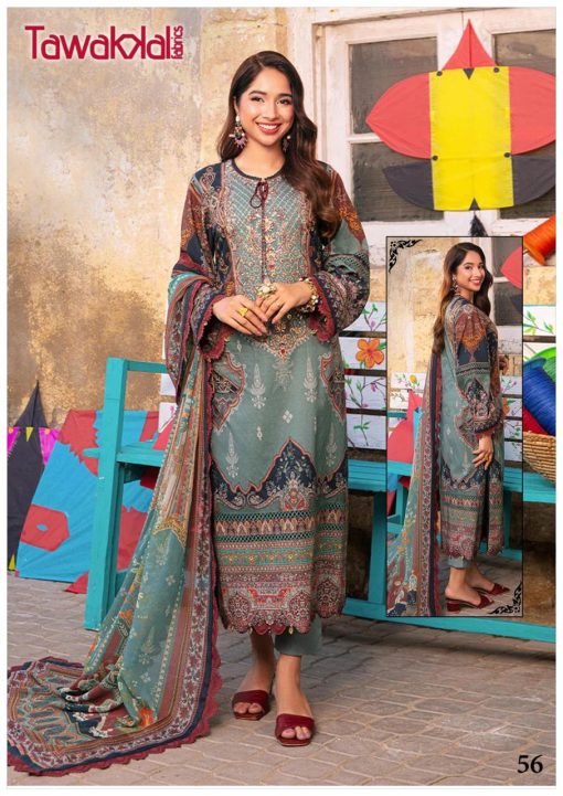 Tawakkal Mehroz Luxury Heavy Cotton Collection Vol 6 Salwar Suit Catalog 10 Pcs 4 510x721 - Tawakkal Mehroz Luxury Heavy Cotton Collection Vol 6 Salwar Suit Catalog 10 Pcs