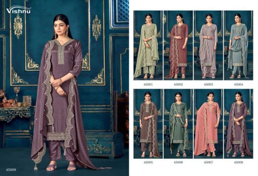 Vishnu Armani Chinon Salwar Suit Catalog 8 Pcs 11 510x348 - Vishnu Armani Chinon Salwar Suit Catalog 8 Pcs