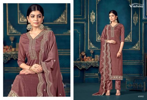 Vishnu Armani Chinon Salwar Suit Catalog 8 Pcs 6 510x348 - Vishnu Armani Chinon Salwar Suit Catalog 8 Pcs