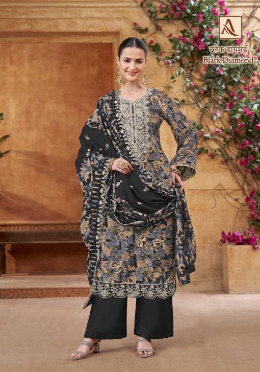 Alok Black Diamond Rayon Salwar Suit Catalog 6 Pcs 4 510x728 - Alok Black Diamond Rayon Salwar Suit Catalog 6 Pcs