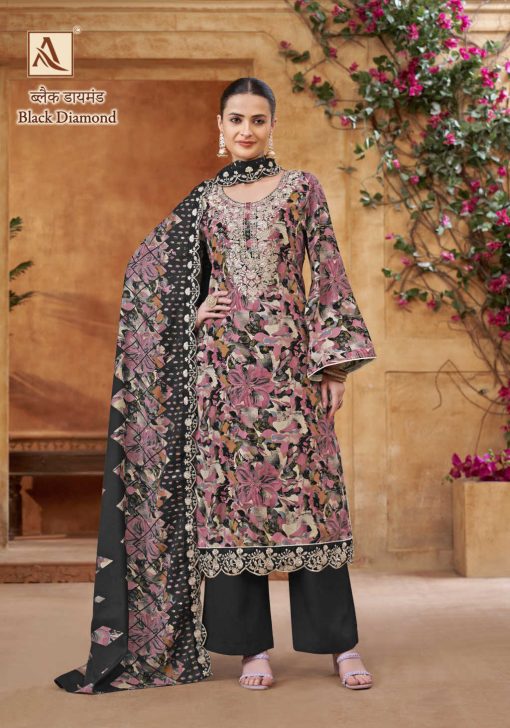 Alok Black Diamond Rayon Salwar Suit Catalog 6 Pcs 5 510x728 - Alok Black Diamond Rayon Salwar Suit Catalog 6 Pcs