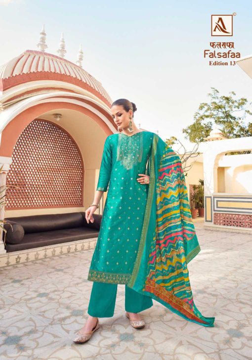 Alok Falsafaa Vol 13 Jacquard Salwar Suit Catalog 6 Pcs 3 510x728 - Alok Falsafaa Vol 13 Jacquard Salwar Suit Catalog 6 Pcs