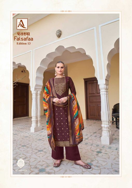 Alok Falsafaa Vol 13 Jacquard Salwar Suit Catalog 6 Pcs 6 510x728 - Alok Falsafaa Vol 13 Jacquard Salwar Suit Catalog 6 Pcs